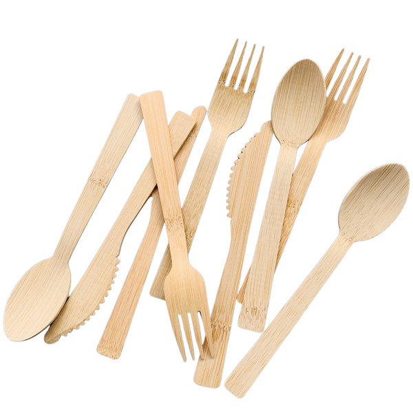 Organic Disposable/Reusable Bamboo Cutlery
