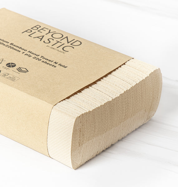 Premium Bamboo Hand Towel Multi Fold 22×23 cm x 220 Sheets