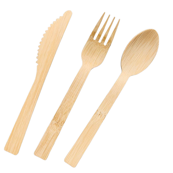 Organic Disposable/Reusable Bamboo Cutlery
