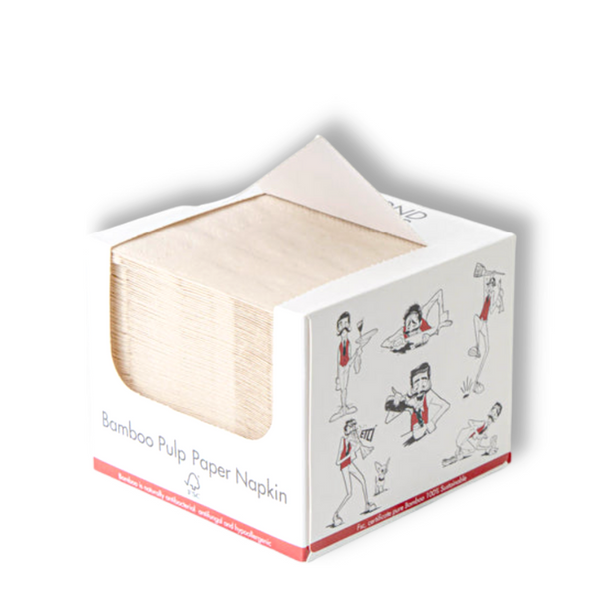 Bamboo Pulp Paper Napkins - 2 Ply - 100 Sheets