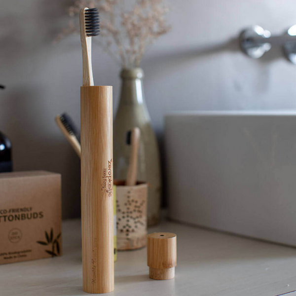 Bamboo Travelling Toothbrush Holder