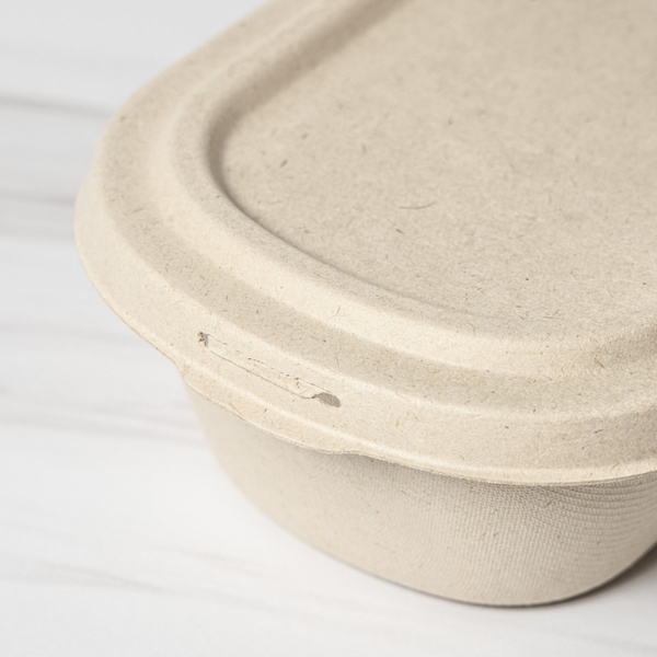 Bagasse Food Box + Lid  - 850ML & 1000ML