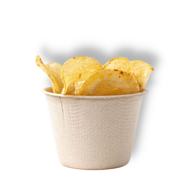 Bagasse Sauce Cup + Lid - 59ML or 118ML