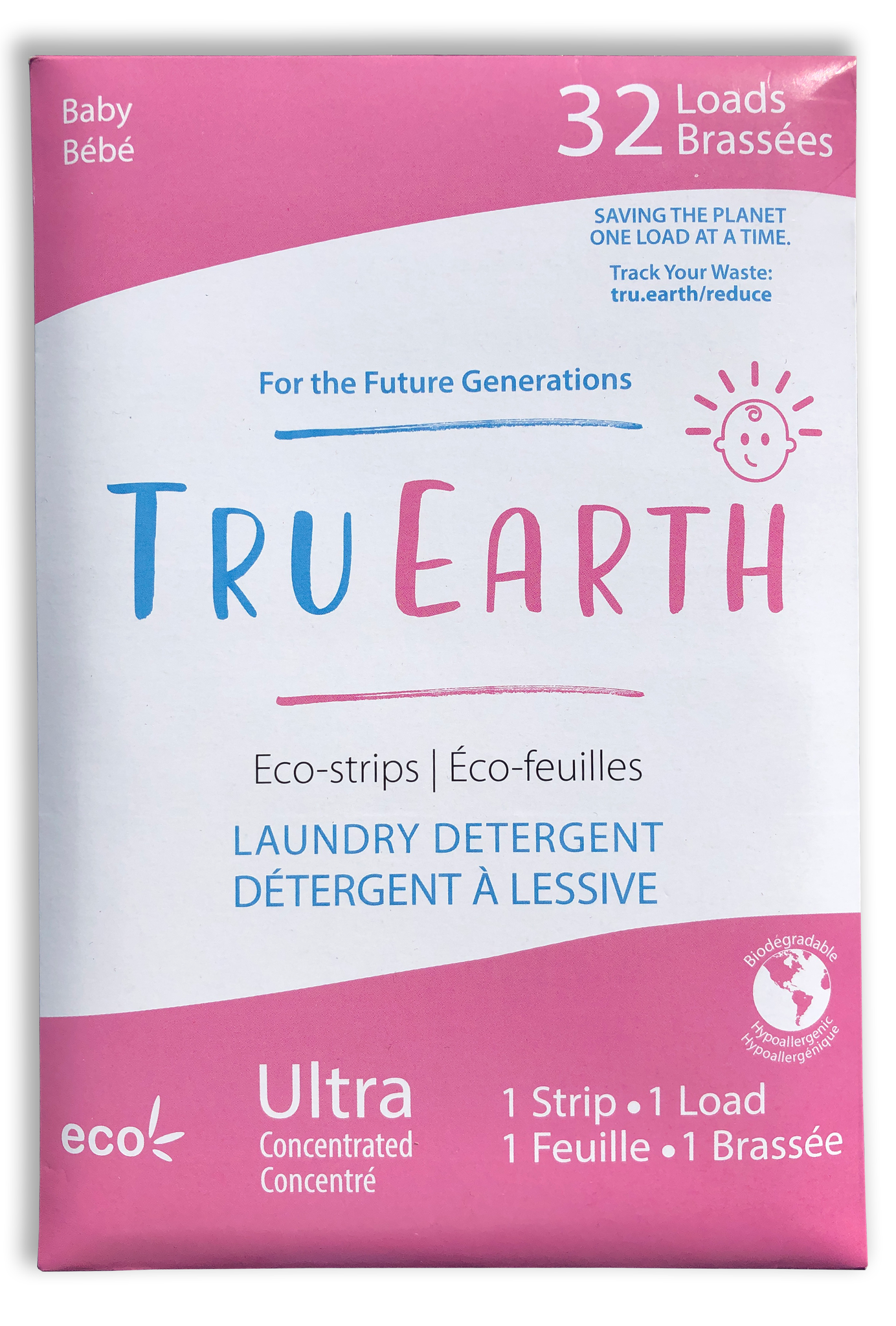 
TRU EARTH ECO-STRIPS 洗衣液（嬰兒）- 32 件