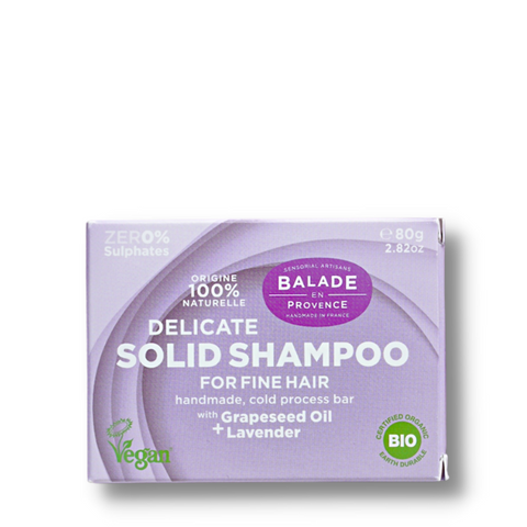 Delicate Lavender Solid Shampoo - Fine Hair - 40G or 80G